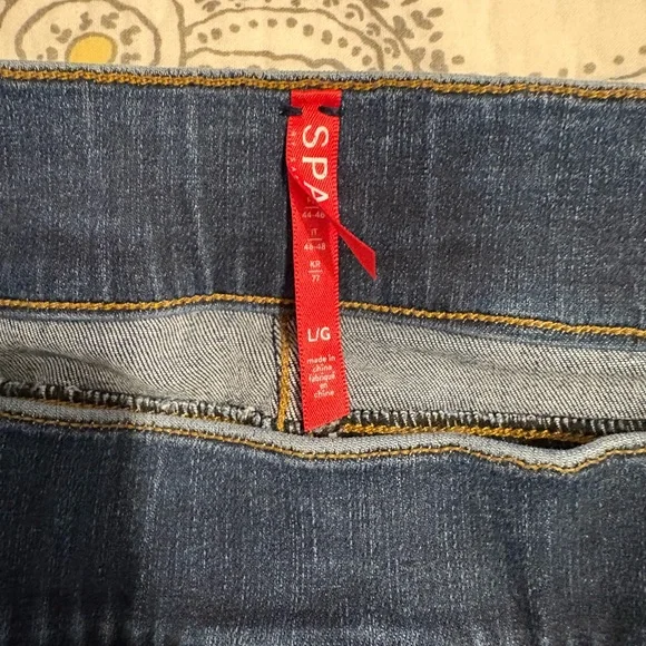 SPANX NWT Distressed Skinny Jeans large - Picture 5 of 8